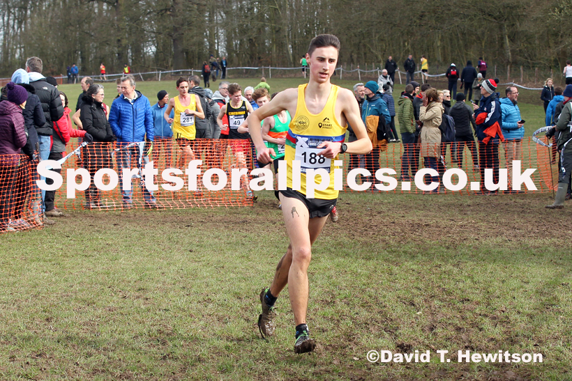 Mens under-20s, 2020 British Athletics Inter Counties Cross Country Champs., Prestwold Hall, Loughborough. Photo: David T. Hewitson/Sports for All Pics